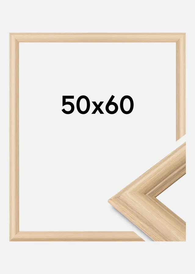 Ramme Västkusten Akrylglass Ek 50x60 cm