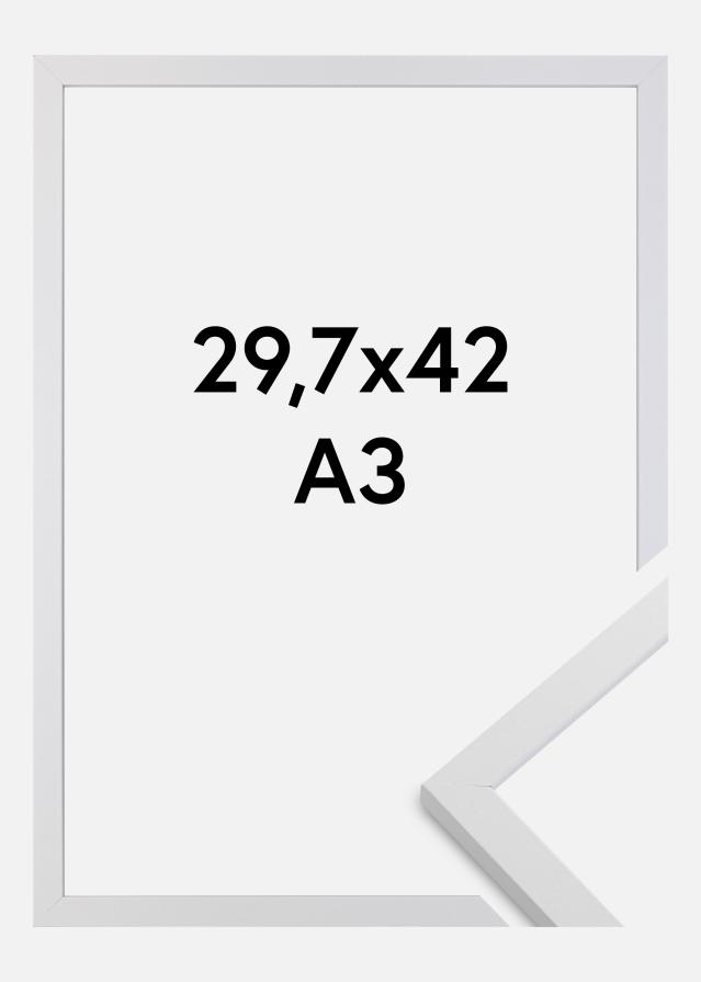 Ramme Trendy Akrylglass Hvit 29,7x42 cm (A3)