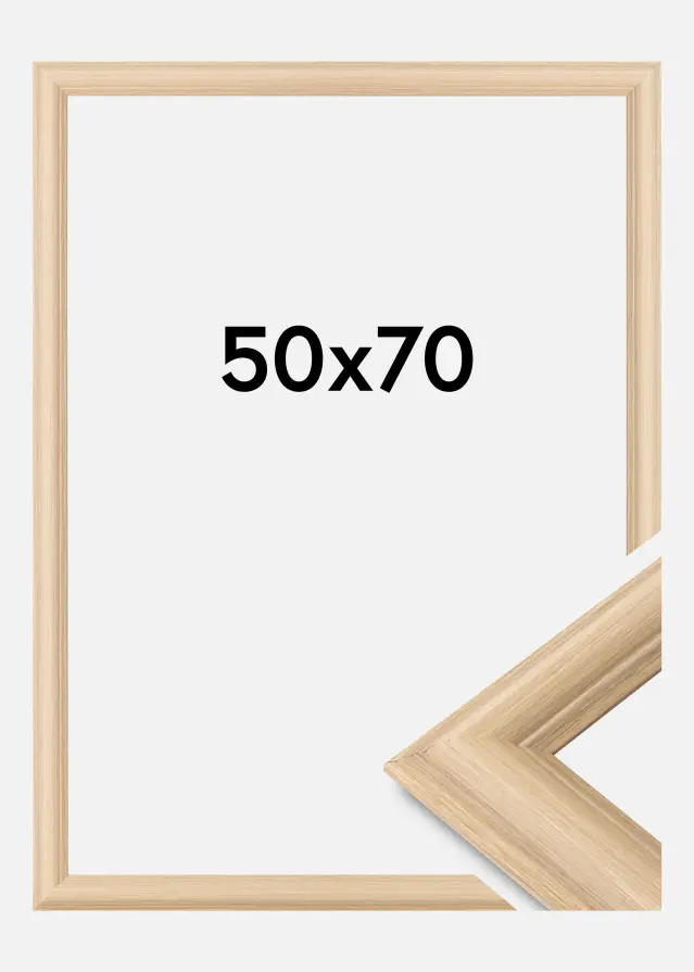 Ramme Västkusten Akrylglass Ek 50x70 cm