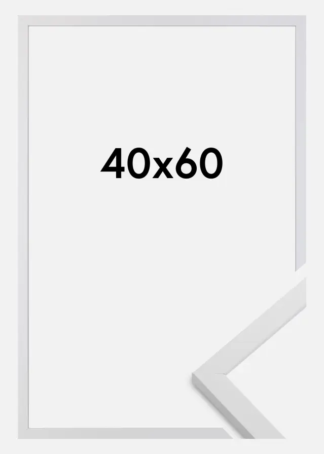 Ramme Trendy Hvit 40x60 cm