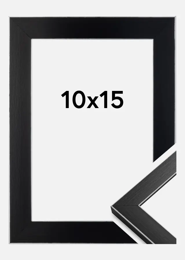Ramme New York Svart 10x15 cm