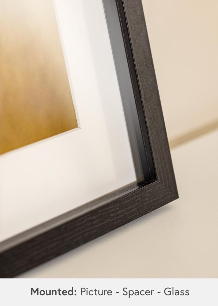 BGA Boksramme Akrylglass Svart 50x70 cm