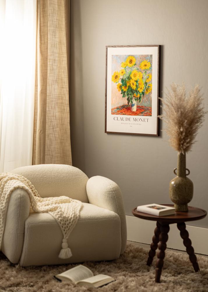 Massive Oak Akrylglass Dark Painted 18x24 cm