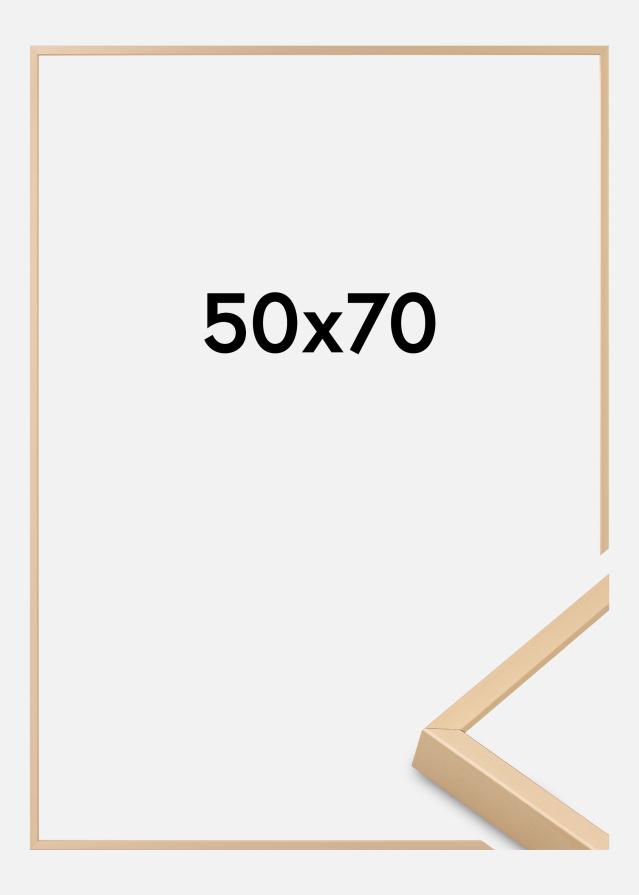 Aluminiumsramme Akrylglass Messing 50x70 cm