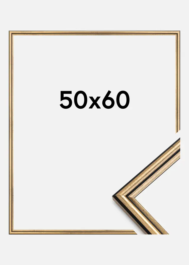 Ramme Horndal Akrylglass Gull 50x60 cm