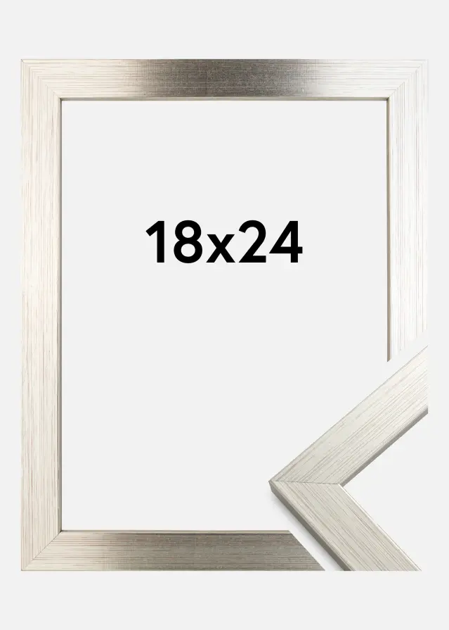 Ramme Silver Wood 18x24 cm