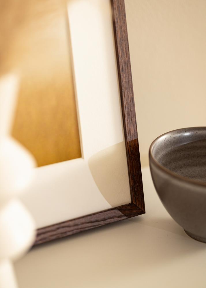 Massive Oak Akrylglass Dark Painted 18x24 cm