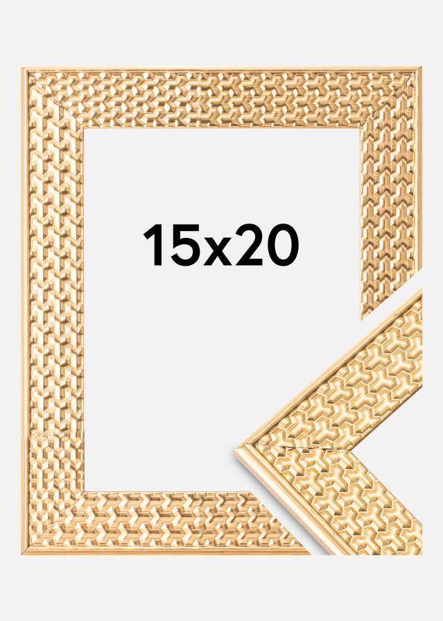 Ramme Grace Akrylglass Gull 15x20 cm