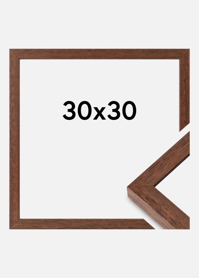 Ramme Hermes Akrylglass Teak 30x30 cm