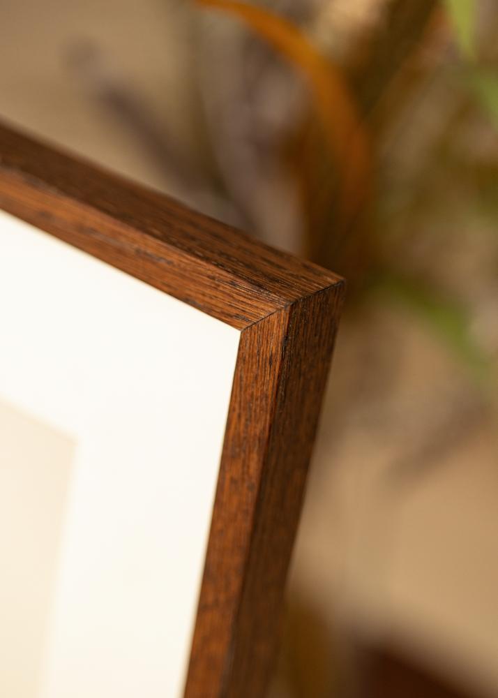 Massive Oak Akrylglass Dark Painted 18x24 cm