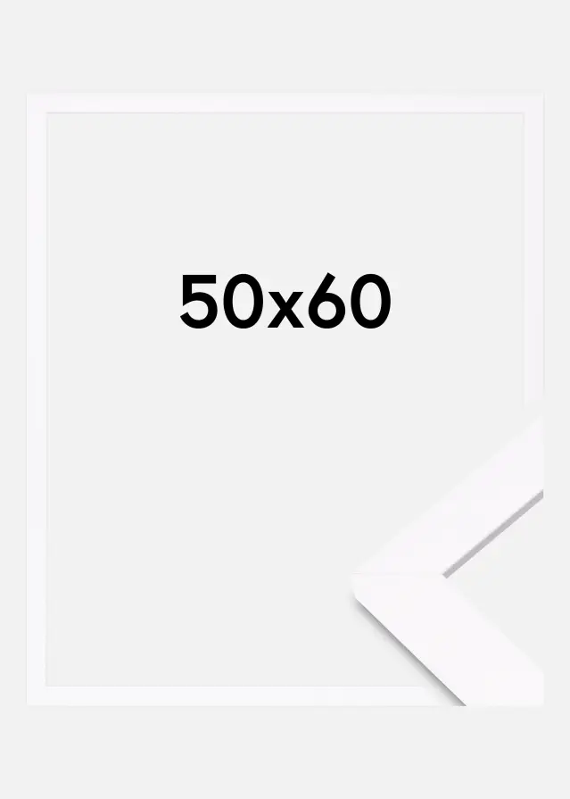 Ramme Deco Akrylglass Hvit 50x60 cm