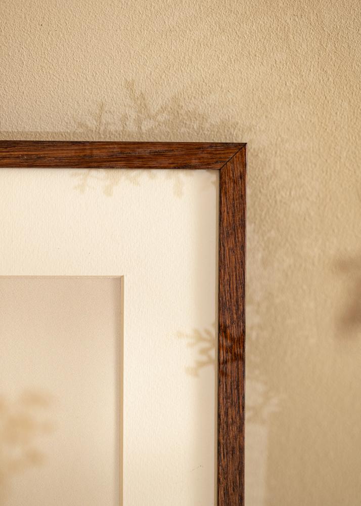 Massive Oak Akrylglass Dark Painted 18x24 cm