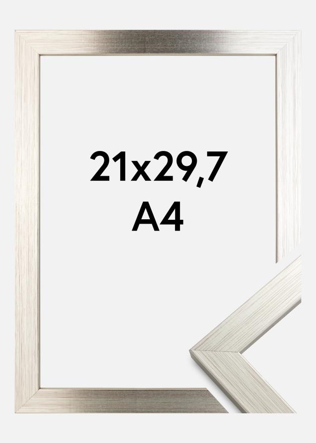 Ramme Silver Wood Akrylglass 21x29,7 cm (A4)