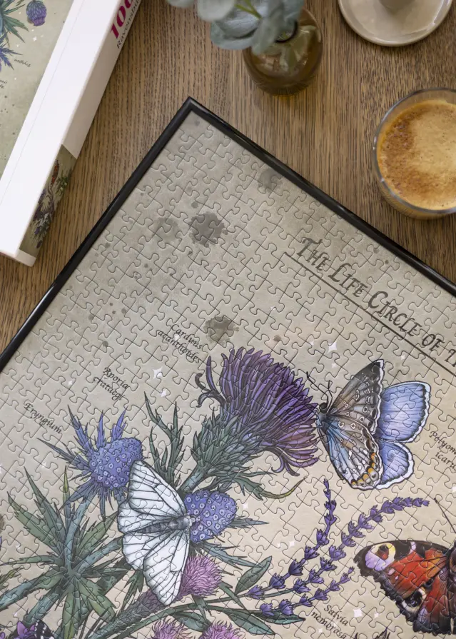 Puslespillramme Svart 50x66,5 cm