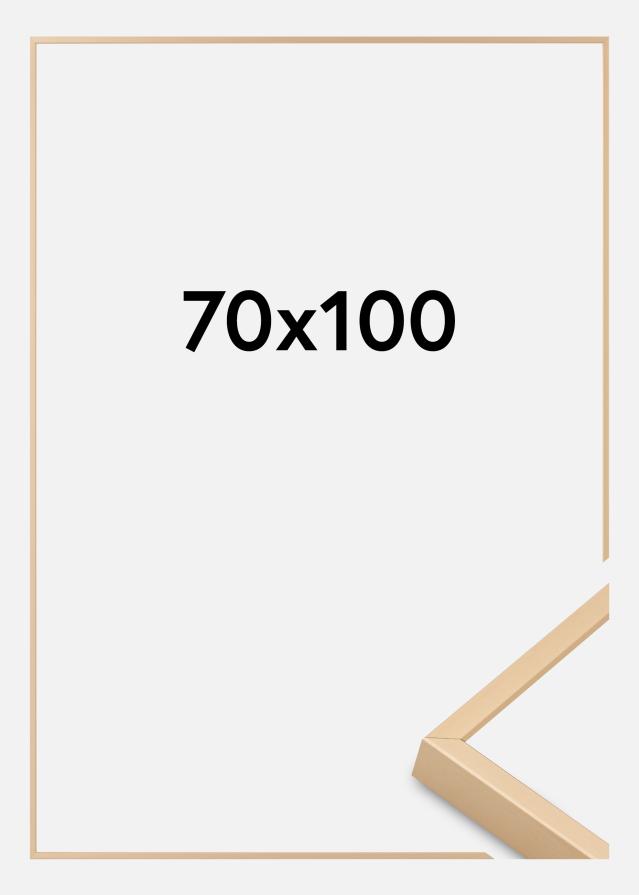 Aluminiumsramme Akrylglass Messing 70x100 cm