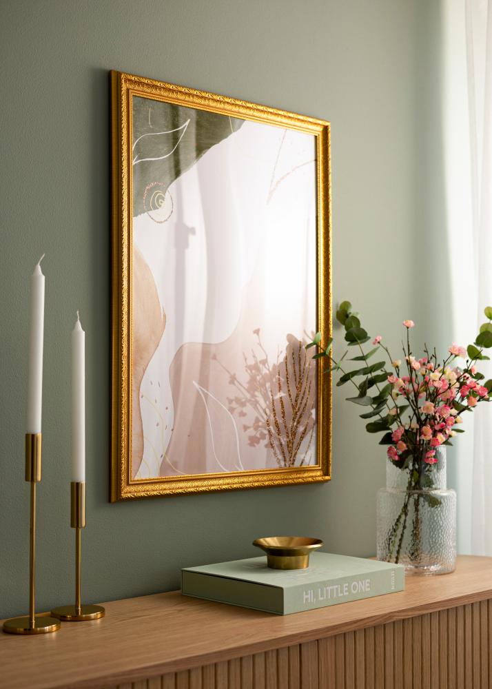 Ramme Ornate Akrylglass Gull 70x100 cm