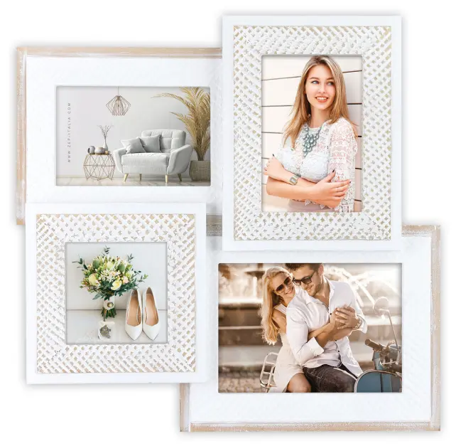 Sedan Collageramme - 4 Bilder