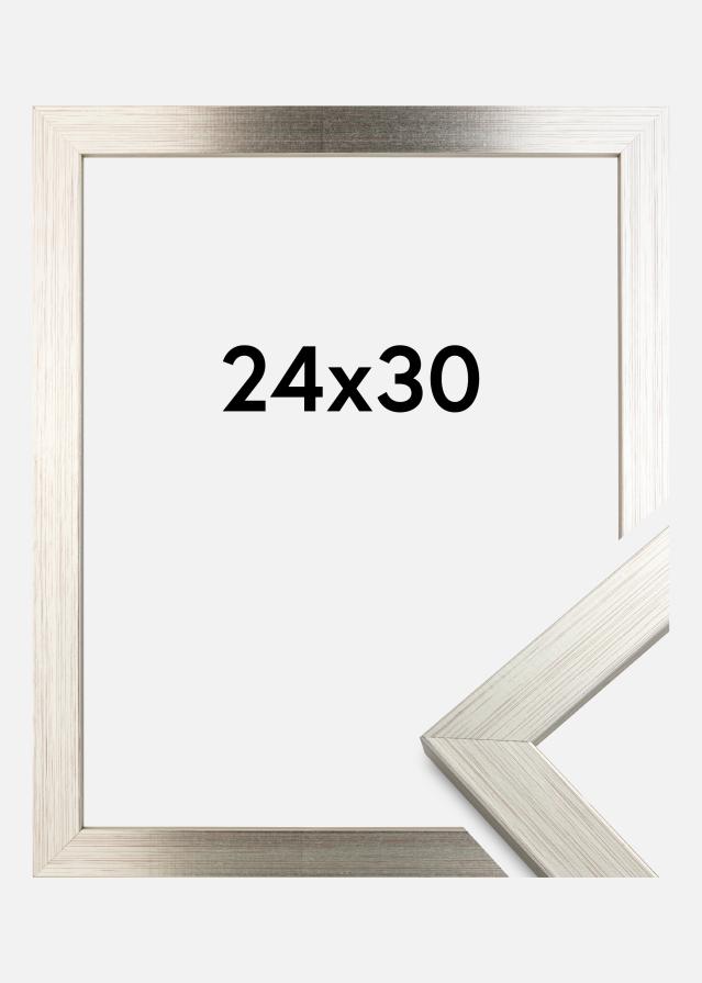 Ramme Silver Wood Akrylglass 24x30 cm