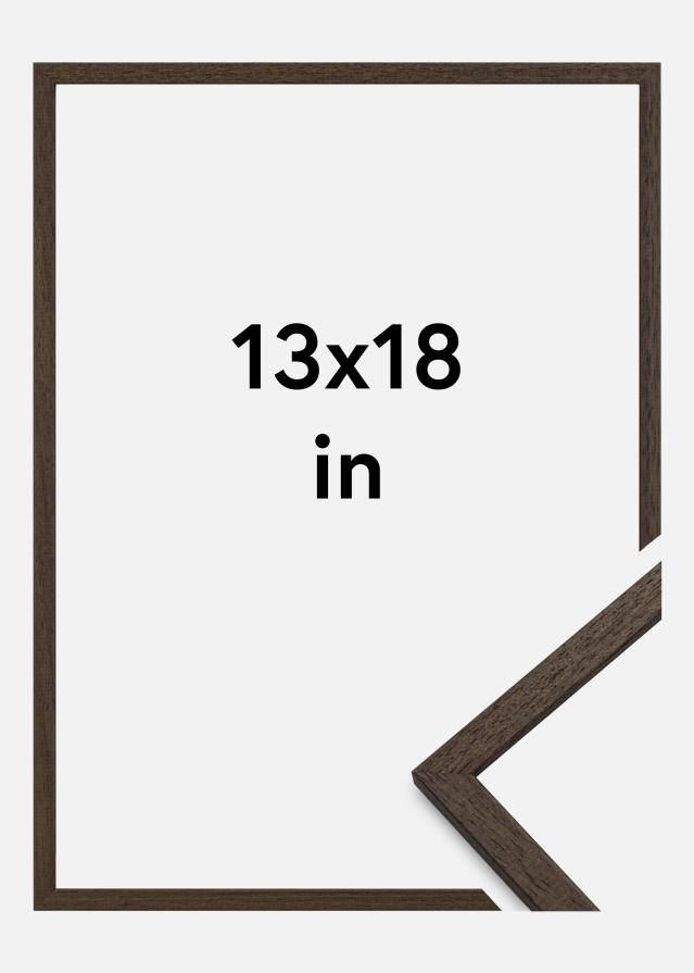 Ramme Edsbyn Akrylglass Valnøtt 13x18 inches (33,02x45,72 cm)