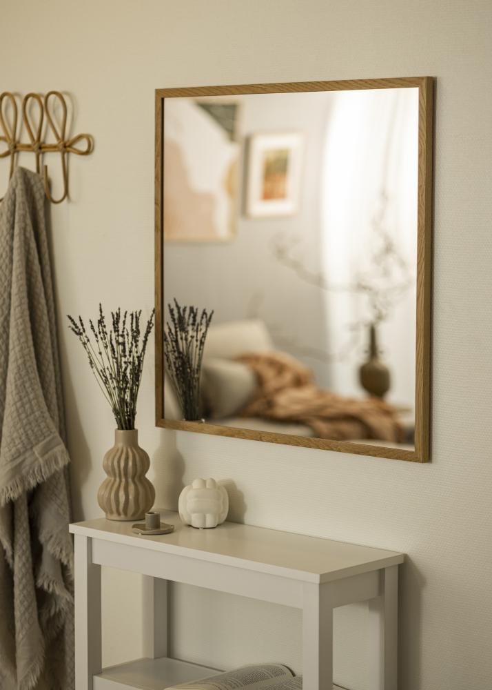 Speil Solid Oak 73x73 cm