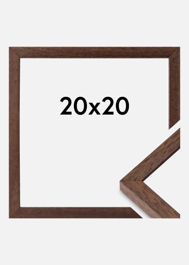 Ramme Ares Akrylglass Teak 20x20 cm