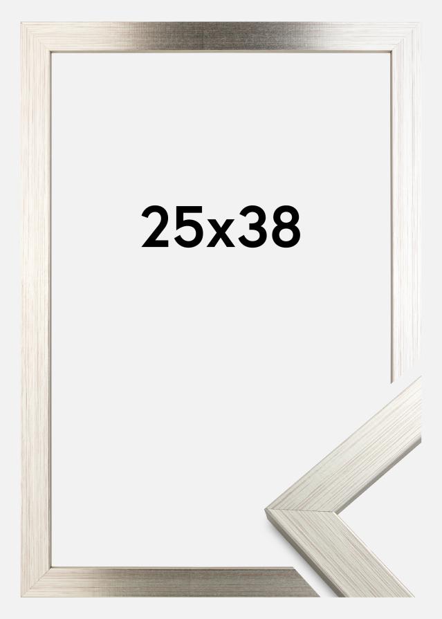 Ramme Silver Wood Akrylglass 25x38 cm