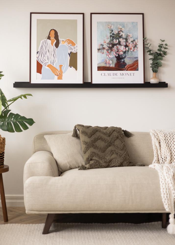 KAILA Bildehylle Svart 140 cm