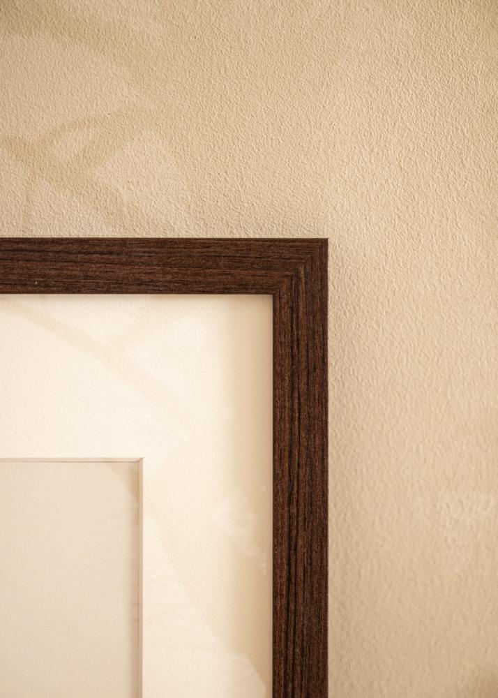 Ramme Deco Akrylglass Valnøtt 50x60 cm