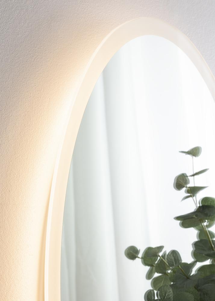 KAILA Speil Oval LED 80x100 cm