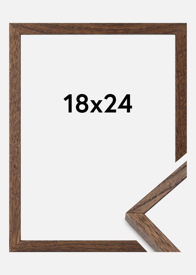 Massive Oak Akrylglass Dark Painted 18x24 cm