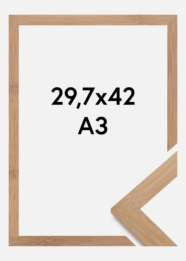 Ramme Hoei Bambus Akrylglass 29,7X42 cm (A3)