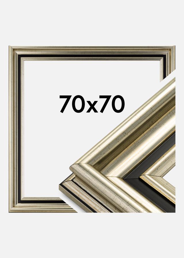 Ramme Gysinge Premium Sølv 70x70 cm