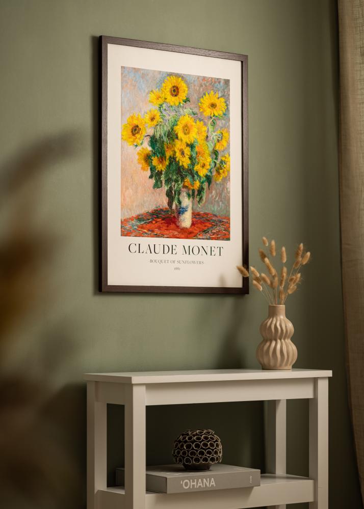 Ramme Deco Akrylglass Valnøtt 50x60 cm