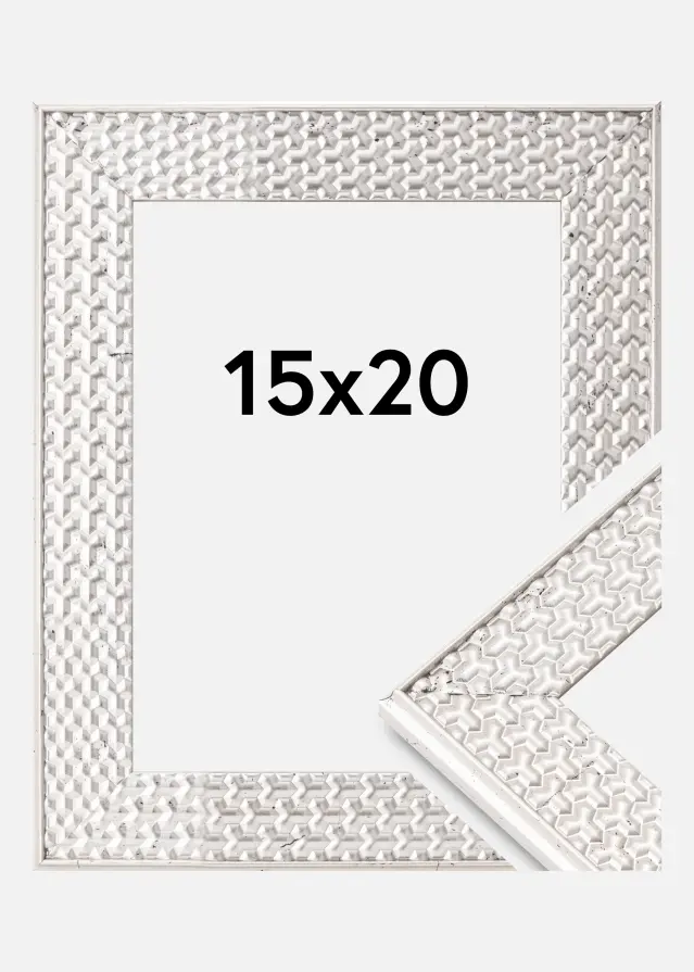 Ramme Grace Akrylglass Sølv 15x20 cm