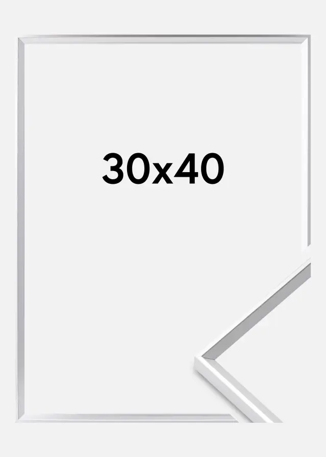 Ramme Desire Akrylglass Sølv 30x40 cm