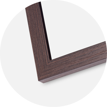 Ramme Deco Akrylglass Valnøtt 18x24 cm