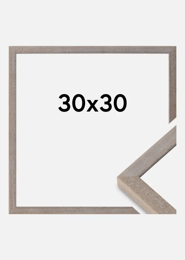 Ramme Ares Akrylglass Grå 30x30 cm