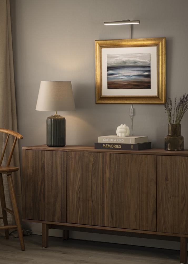 Gallery LED 30 cm Maleribelysning - Nikkel