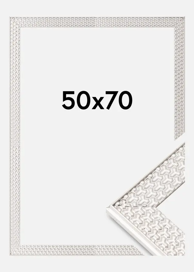Ramme Grace Akrylglass Sølv 50x70 cm