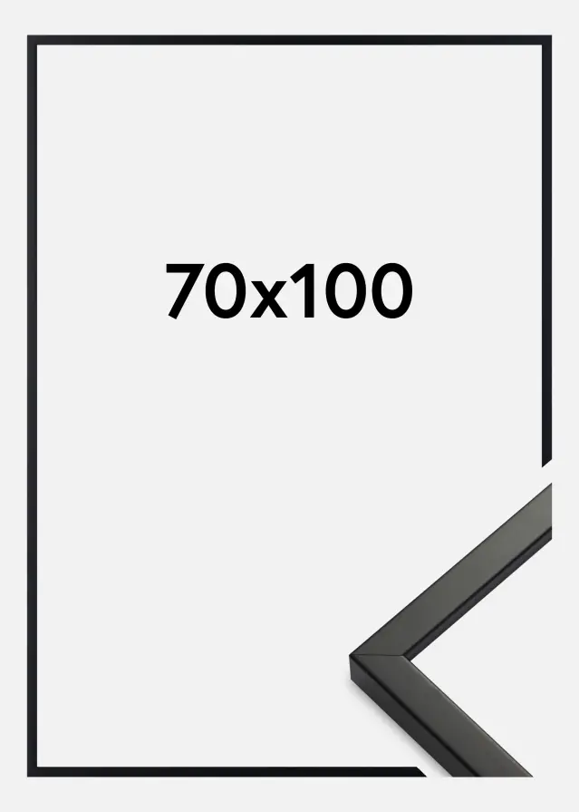 Ramme Exklusiv Svart 70x100 cm