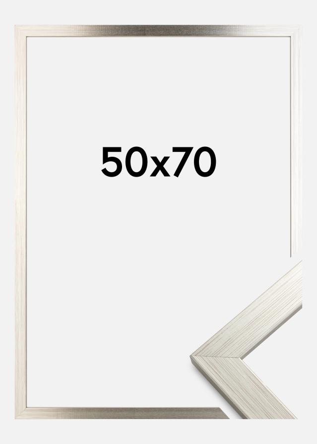 Ramme Silver Wood Akrylglass 50x70 cm