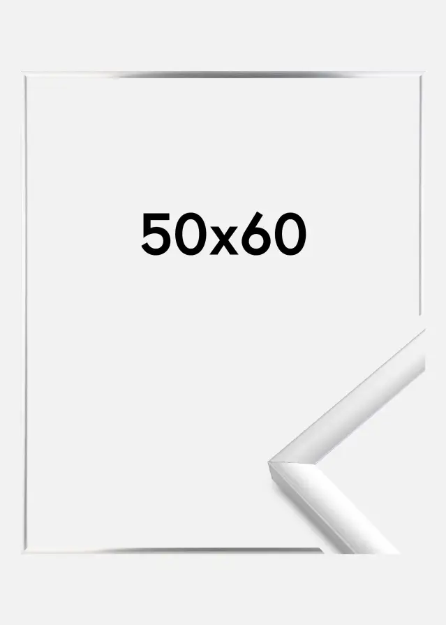 Ramme New Lifestyle Akrylglass Sølv 50x60 cm