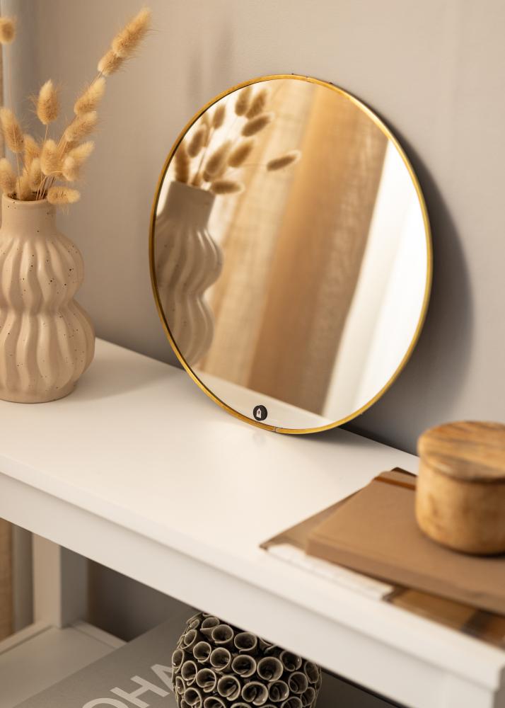 Speil House Doctor The Loop Messing 32 cm Ø