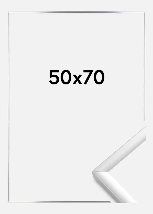 Ramme New Lifestyle Akrylglass Sølv 50x70 cm