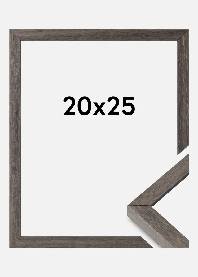 Ramme Ares Akrylglass Grey Oak 20x25 cm