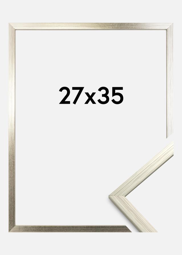 Ramme Edsbyn Akrylglass Sølv 27x35 cm