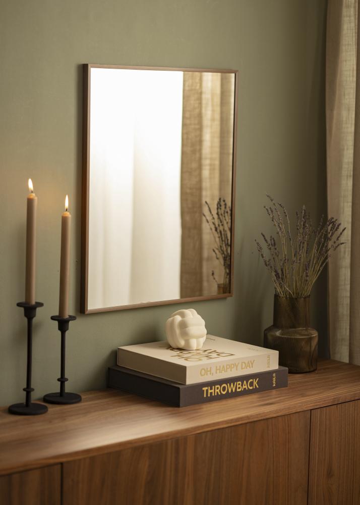 Speil Chicago Valnøtt 51x61 cm