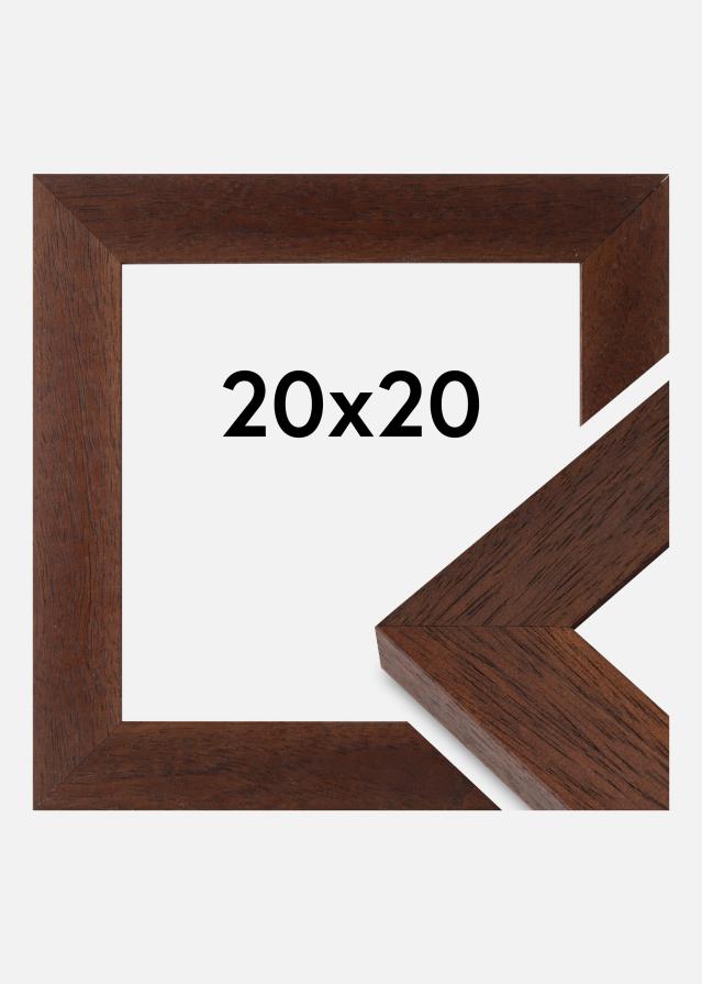 Ramme Juno Akrylglass Teak 20x20 cm