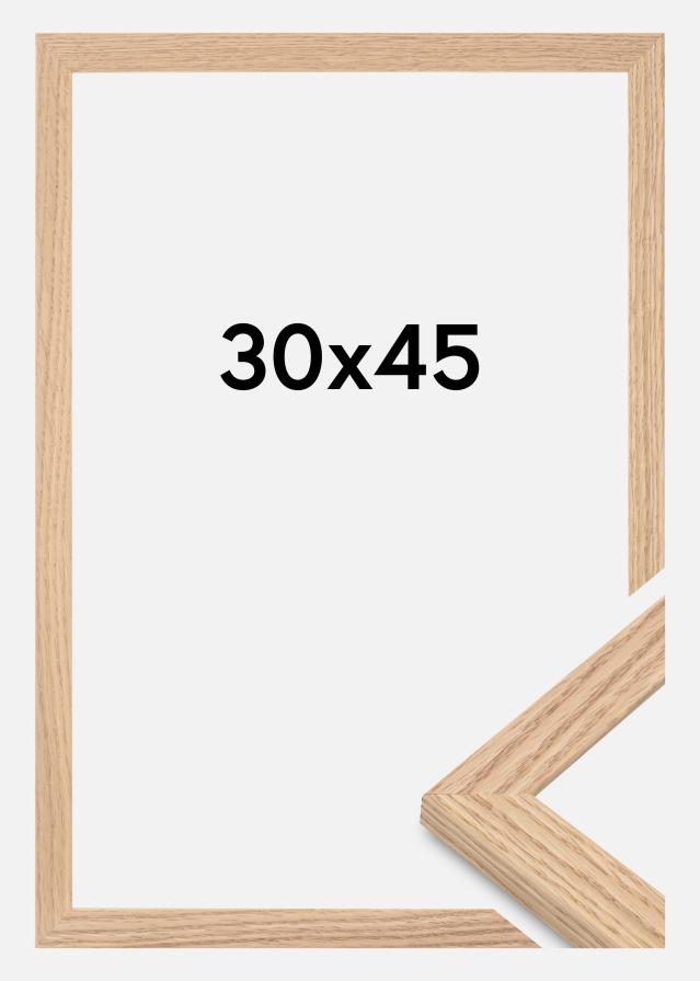 Ramme Tidlös Akrylglass Massiv Eik 30x45 cm