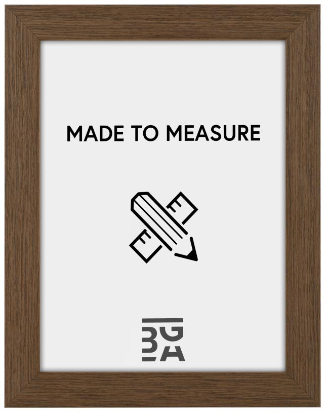 Ramme Moviken Lys Valnøtt - Valgfri størrelse